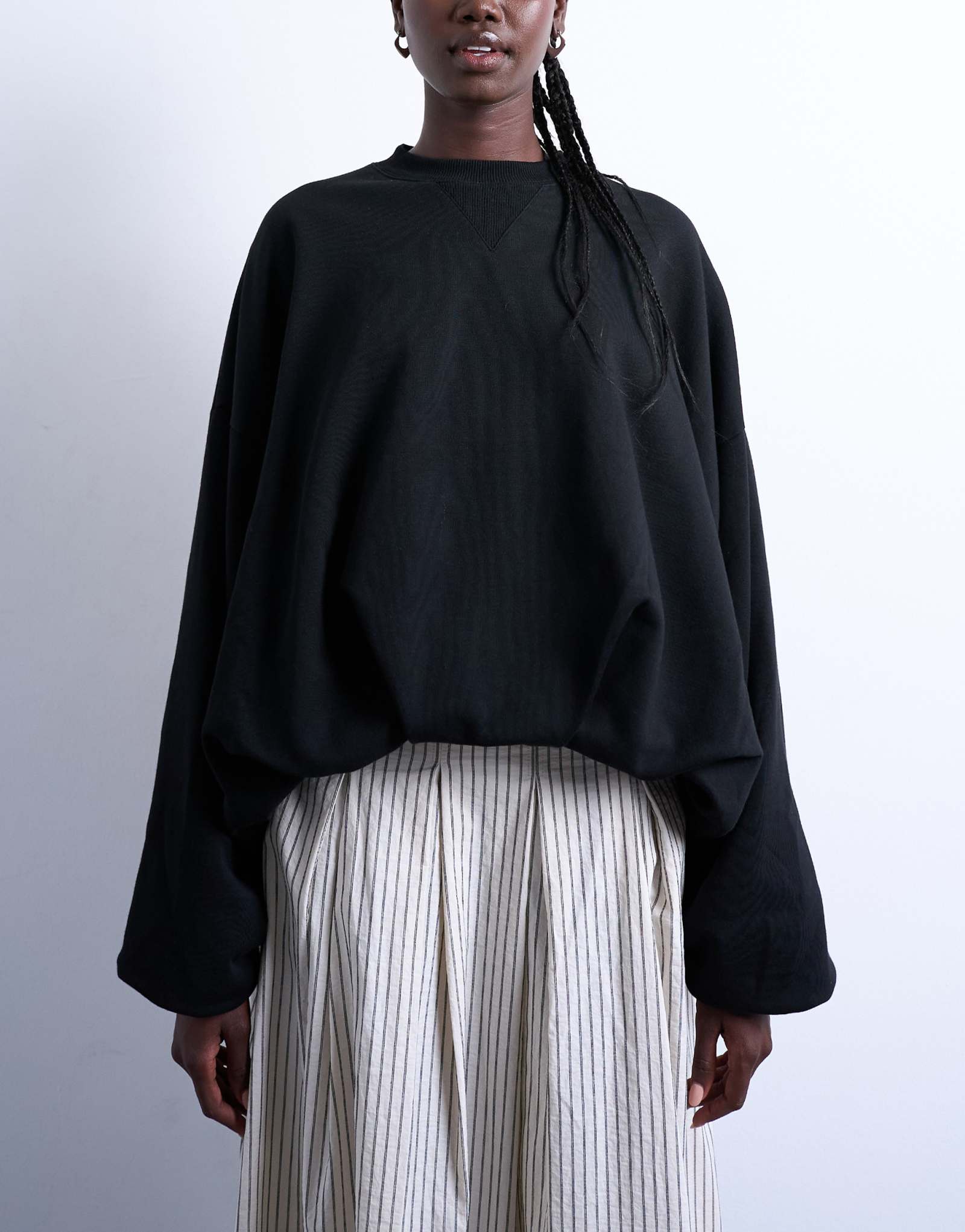 Толстовка с воздушным шаром Topshop черного цвета