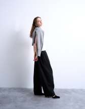 Topshop balloon jogger in black