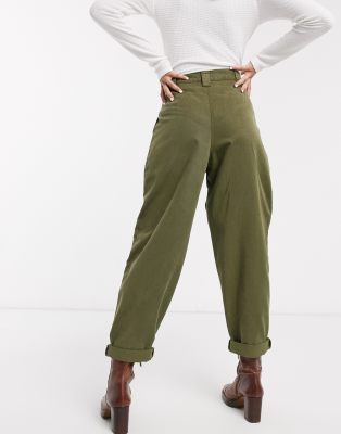 Khaki Balloon Pants