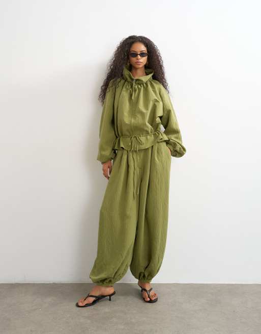 Topshop set in olive, 3 of 3