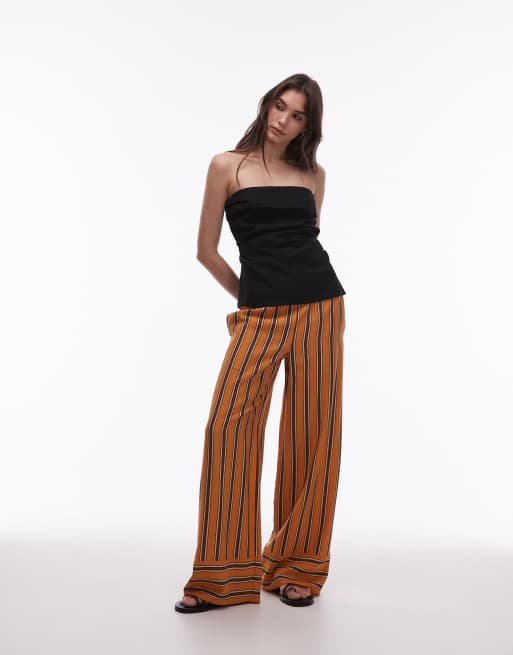 Topshop - Bandeau rabattu en lin - Noir, 2 de 4