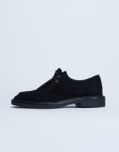 Topshop Banks real suede leather lace up shoe in black