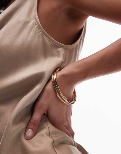 Topshop - Barbara - Set van 3 armbanden in goudkleur - view 1