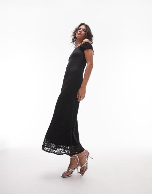 Zink london black outlet maxi dress