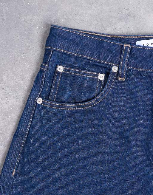 Topshop – Barrel – Jeans in indigoblauer Rinse-Waschung mit mittelhohem Bund, 5 von 7