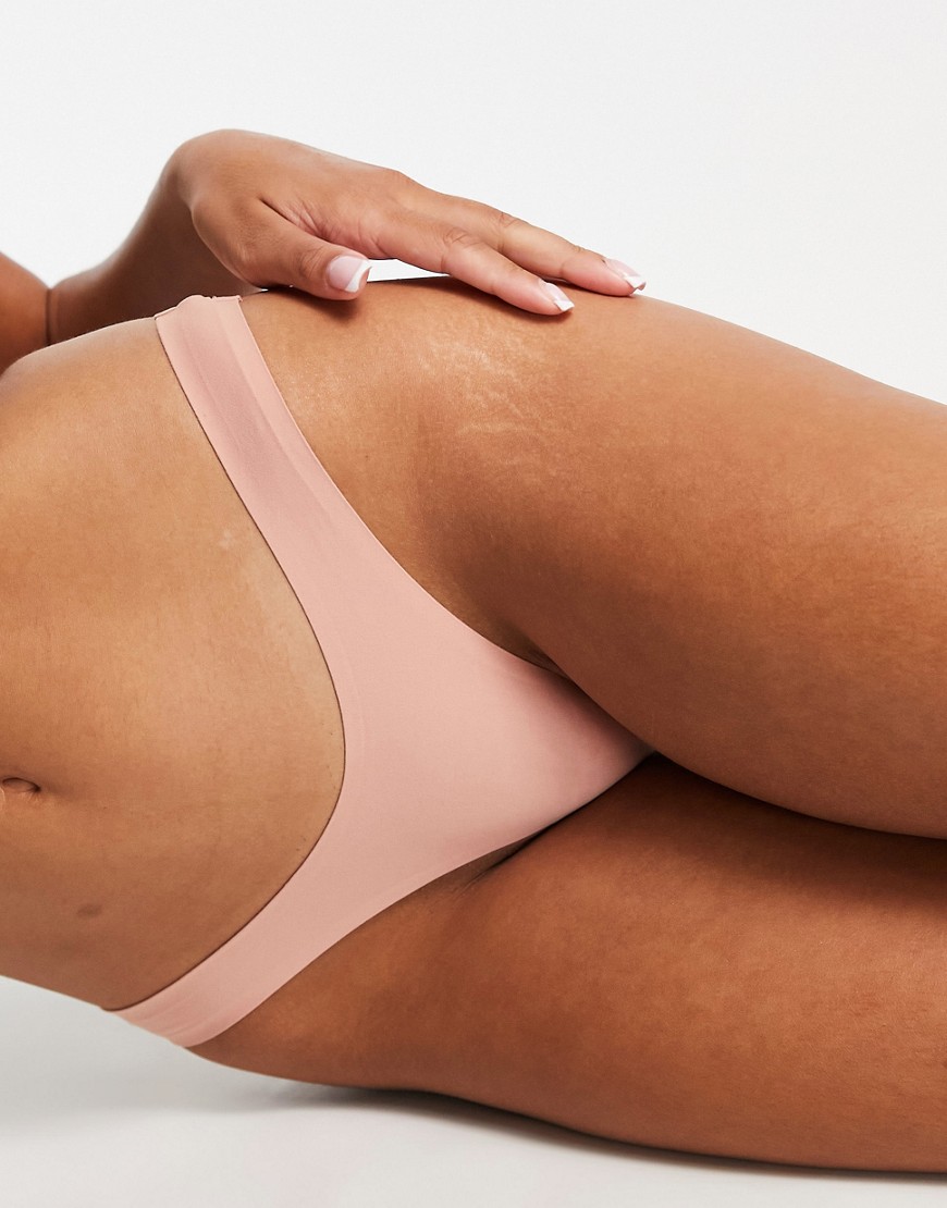 Topshop base layers cheeky brief in rose-Pink