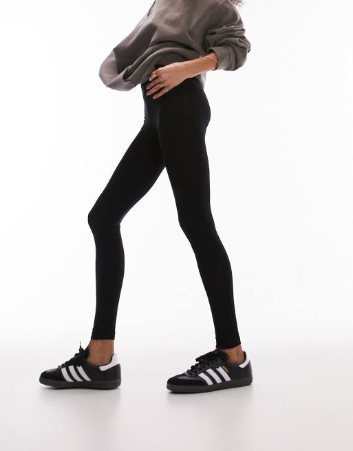 adidas Originals trefoil leggings in black, ASOS