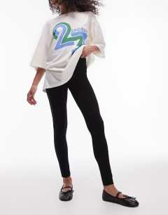 Basic ankle length legging in black