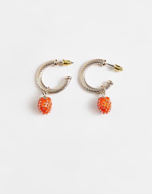 Red earrings deals topshop