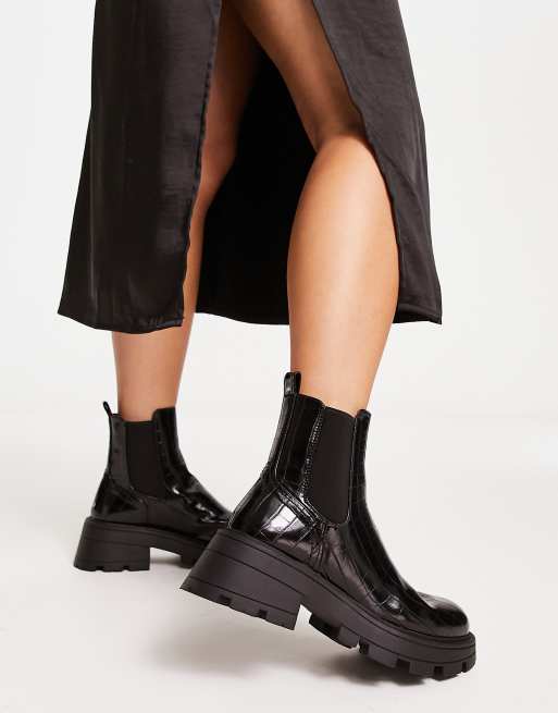 Crocodile boots topshop online