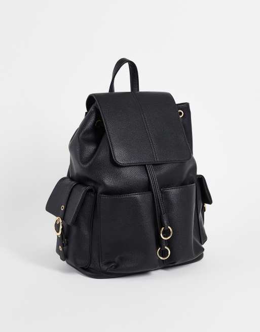 Topshop shop black rucksack