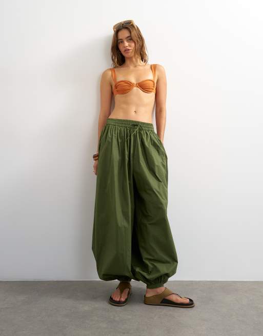 Topshop Bella underwire bikini top in rust , 4 of 4