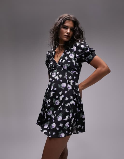 Topshop floral best sale print dress