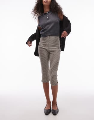 bengaline capri pants in heritage multi plaid