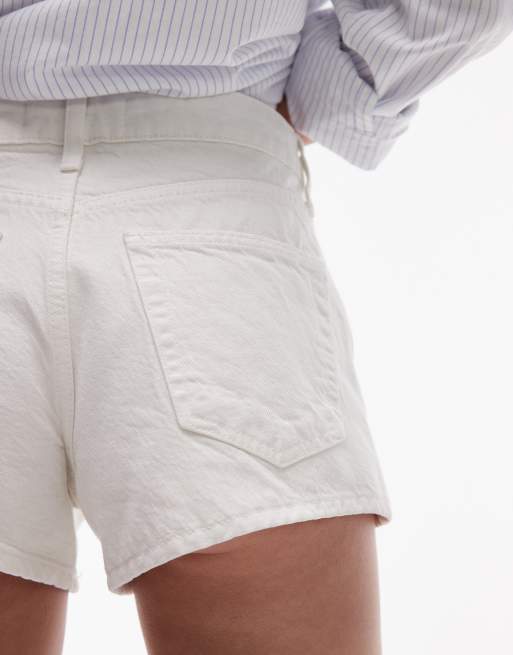 Topshop – Benvita jeansshorts, 4 av 5