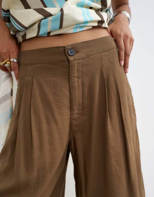 Topshop Bermuda-Shorts in Schokobraun, 4 von 5