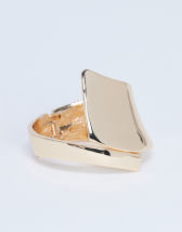 Topshop Bethany plated bangle in gold