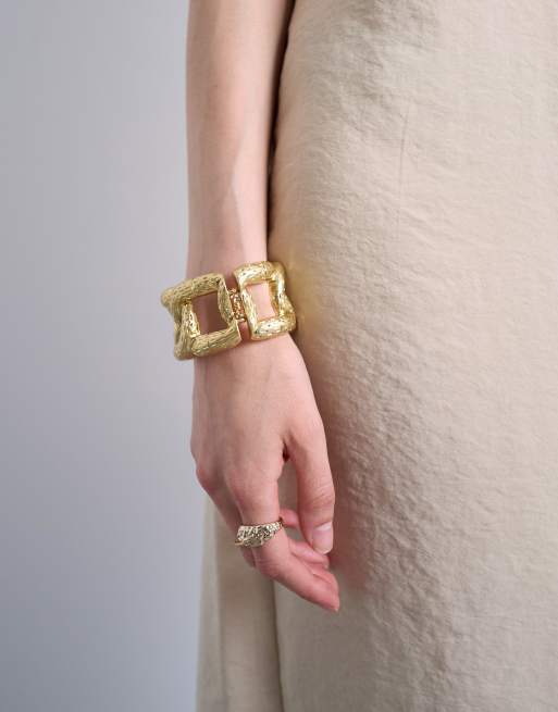 Topshop – Betty – Guldfärgat, grovt kedjearmband , 3 av 3