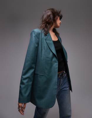 Блейзер от Topshop зеленого цвета 13890₽