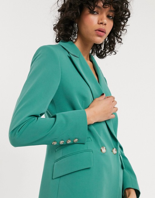 Topshop blazer in mint co-ord