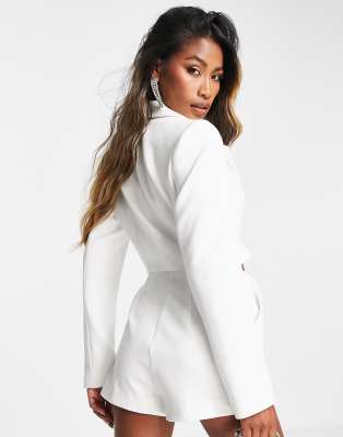 Blazer playsuit white online