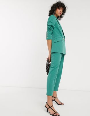 tailleur femme vert menthe
