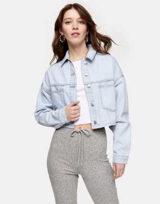 cropped topshop denim jacket