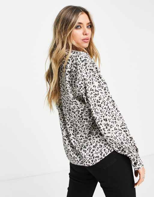 Animal print clearance top asos