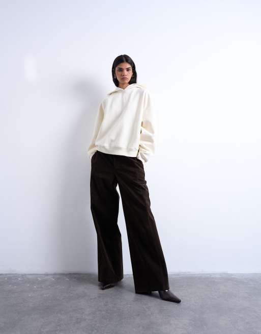 Topshop – Bluza z kapturem w kolorze ecru, 2 z 4