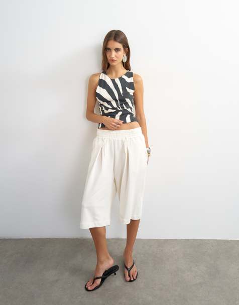 Topshop boardshorts in ivoorwit - view 1