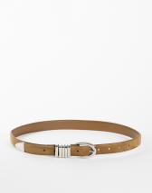 Topshop Bobbi suedette multi keeper belt in sand