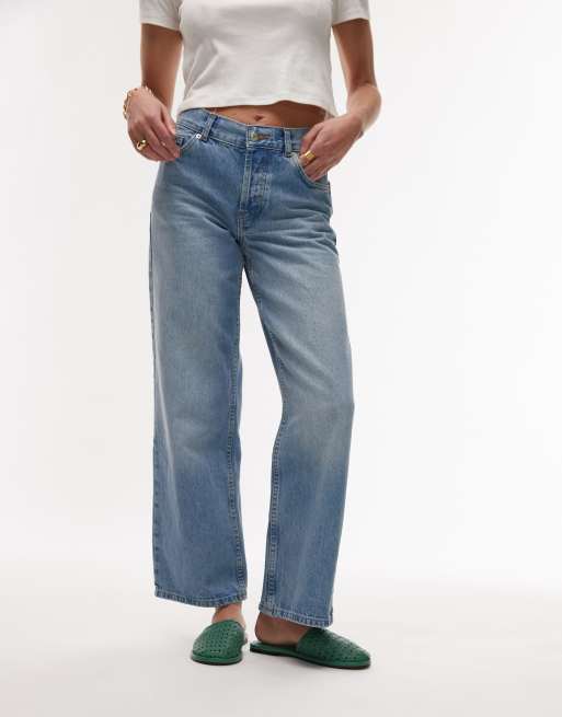 Topshop – Bobby – Gröna, flätade tofflor i läder, 4 av 4