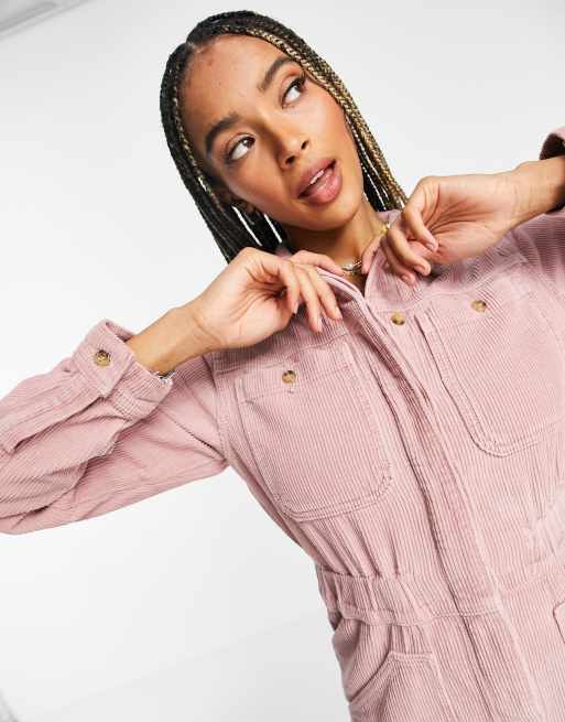 Pink corduroy jacket outlet topshop