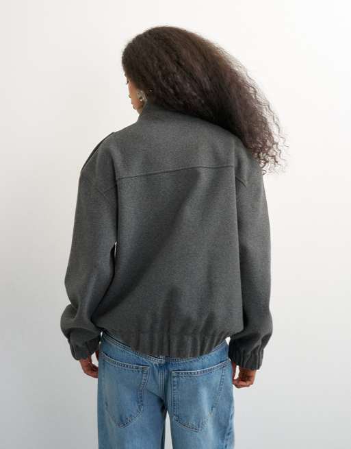 Topshop bomber formale grigio, 4 di 4