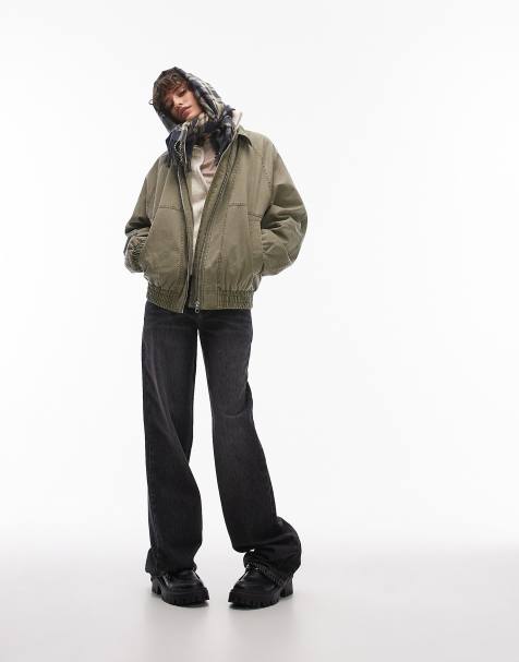 Topshop - Bomber - Kaki délavé - view 1