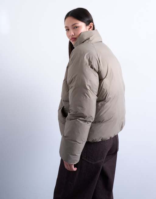 Topshop - Bomber matelassé - Champignon, 3 de 4