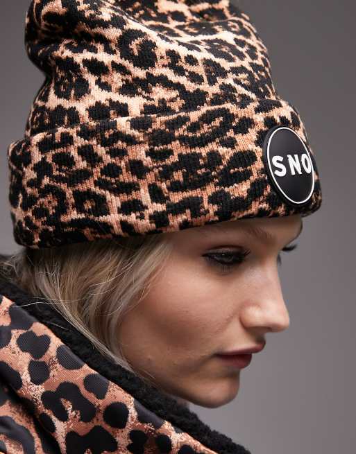 Bonnet (beanie) Femme Topshop En Fourrure Synthétique Bleu - Taille Unique, Neuf Avec étiquettes