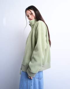 Borg funnel zip through in green