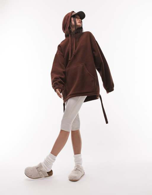 Topshop 2024 borg hoodie