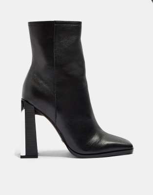 bottines a talons noir