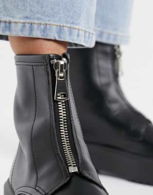 bottines homme fermeture eclair devant