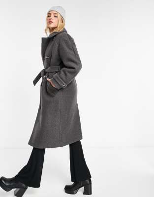 topshop cream boucle coat