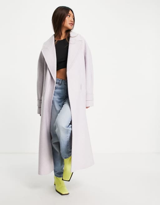 Asos on sale lilac coat