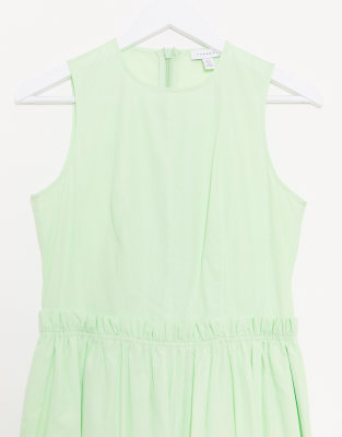 topshop green maxi dress