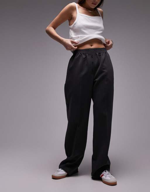 Pull-On Button Fly Pant