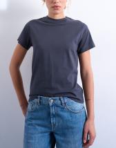 Topshop boxy tee in charcoal