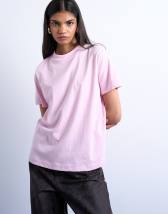 Topshop boxy tee in pink