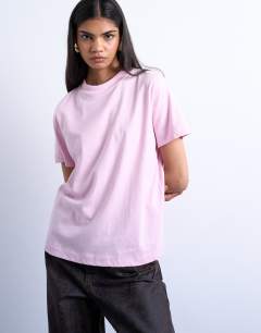 Boxy tee in pink