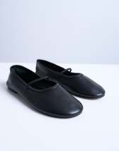 Topshop Brad ballerina with elastic strap in black