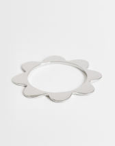 Topshop Bradley bangle in silver